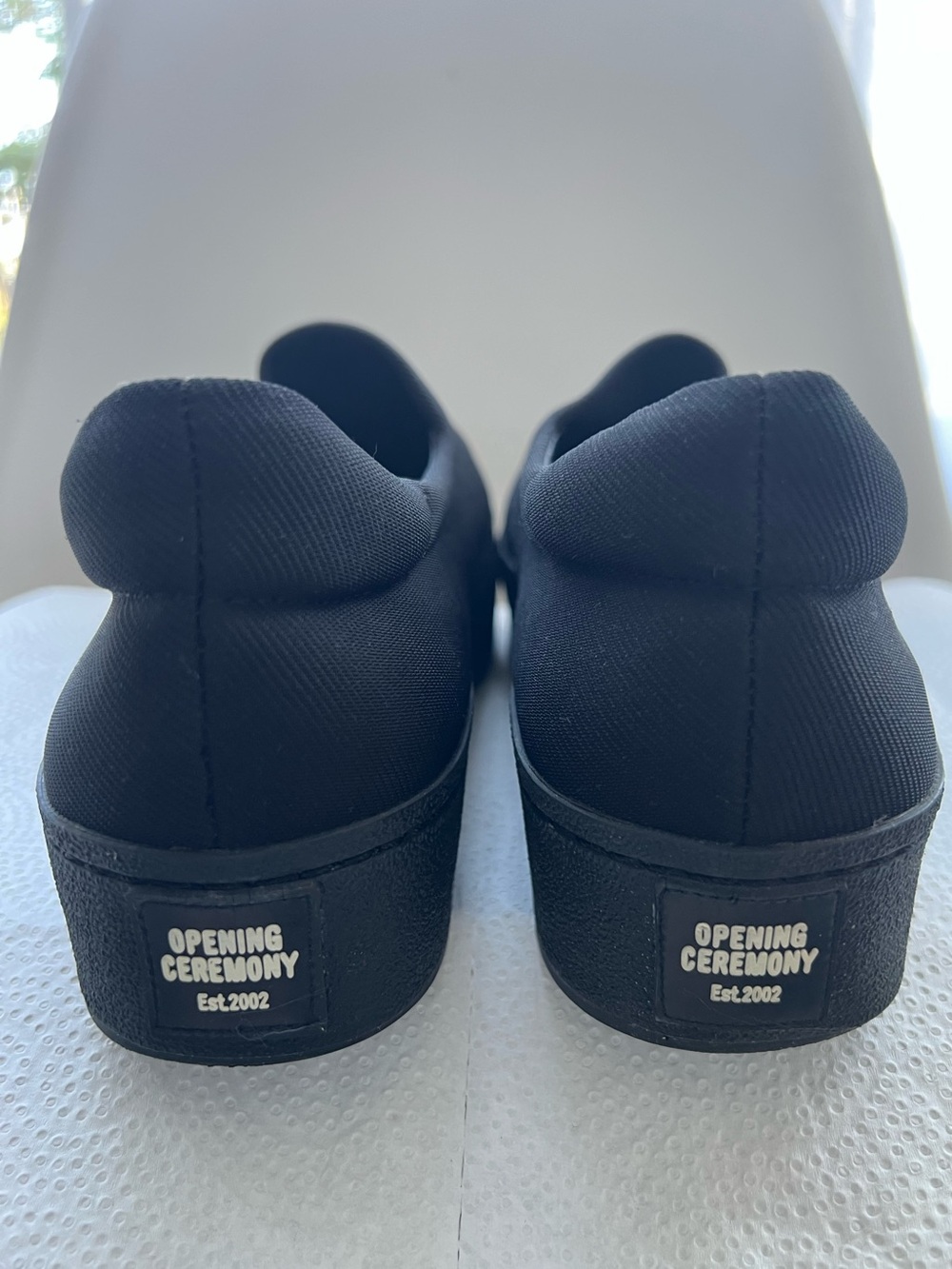 Opening Ceremony Black Slip-On Shoes